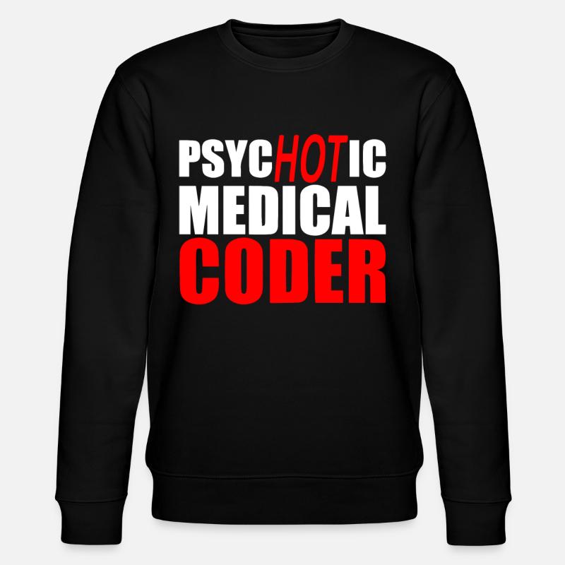 Medical encoder, programmer - Stanley/Stella CHANGER Unisex Organic Sweatshirt - black
