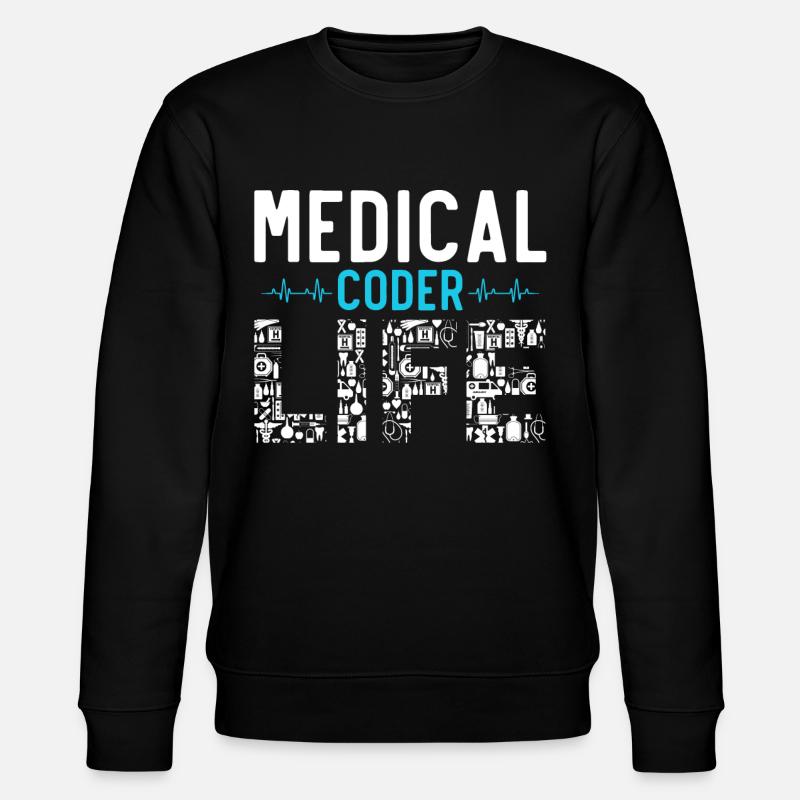 Codeur médical Programmeur médical - Sweat bio CHANGER Stanley/Stella Unisexe - noir