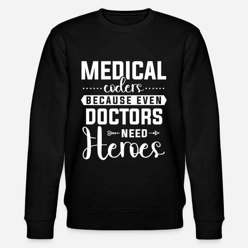 Medizinischer Kodierer Medizinischer Programmierer - Stanley/Stella Unisex Bio-Sweatshirt CHANGER  - Schwarz