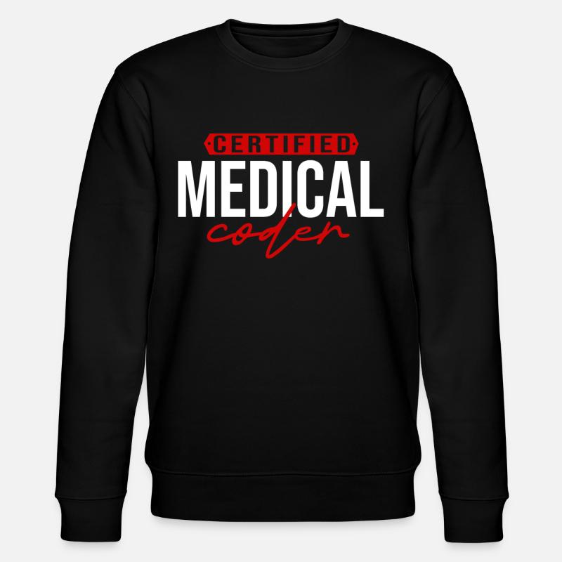 Medical Encoder Medical Programmer - Stanley/Stella CHANGER Unisex Organic Sweatshirt - black