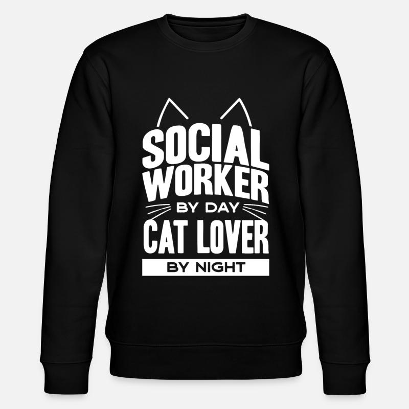 Sozialarbeiter - Stanley/Stella Unisex Bio-Sweatshirt CHANGER  - Schwarz