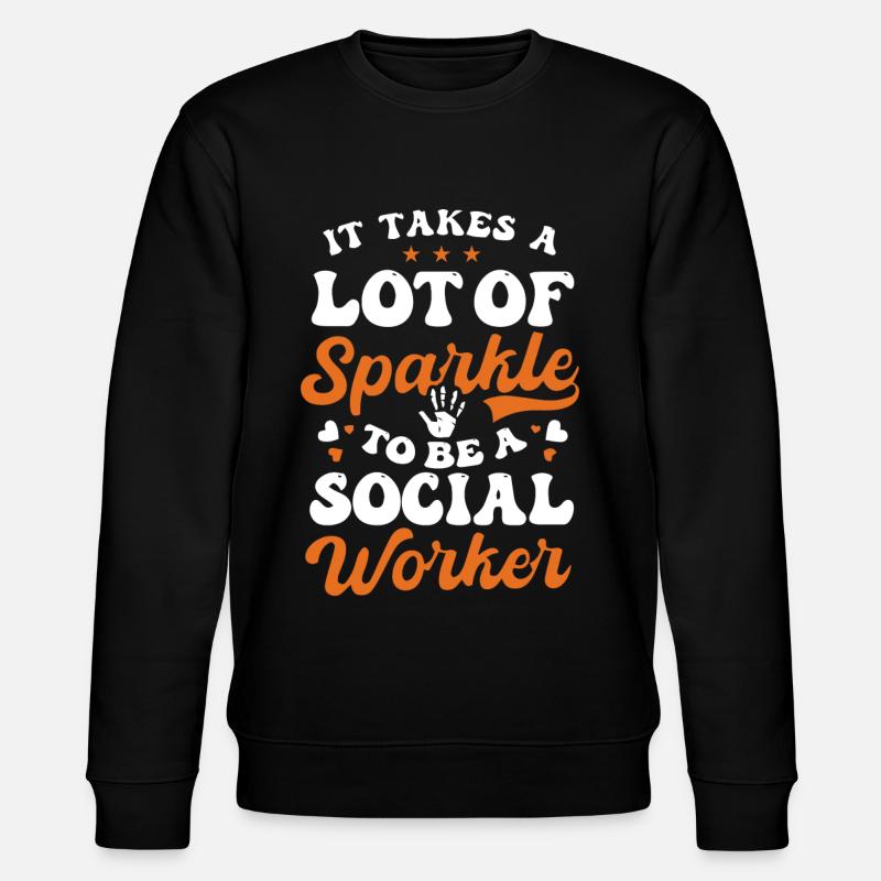 Sozialarbeiter - Stanley/Stella Unisex Bio-Sweatshirt CHANGER  - Schwarz