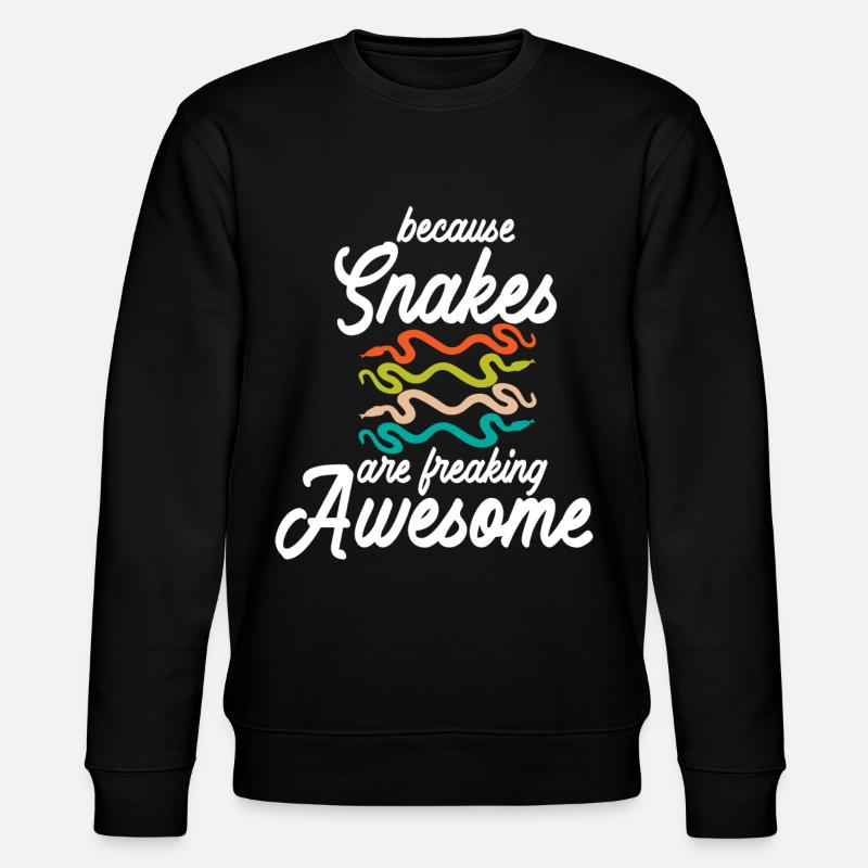 Serpent, reptile - serpents - Sweat bio CHANGER Stanley/Stella Unisexe - noir