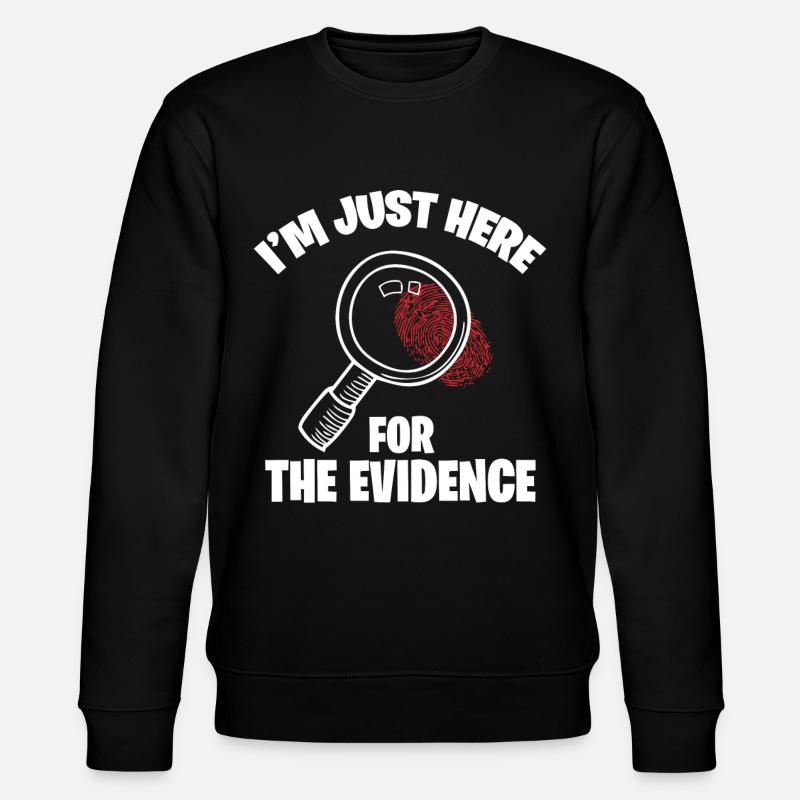 Forensiker Kostüm - Stanley/Stella Unisex Bio-Sweatshirt CHANGER  - Schwarz