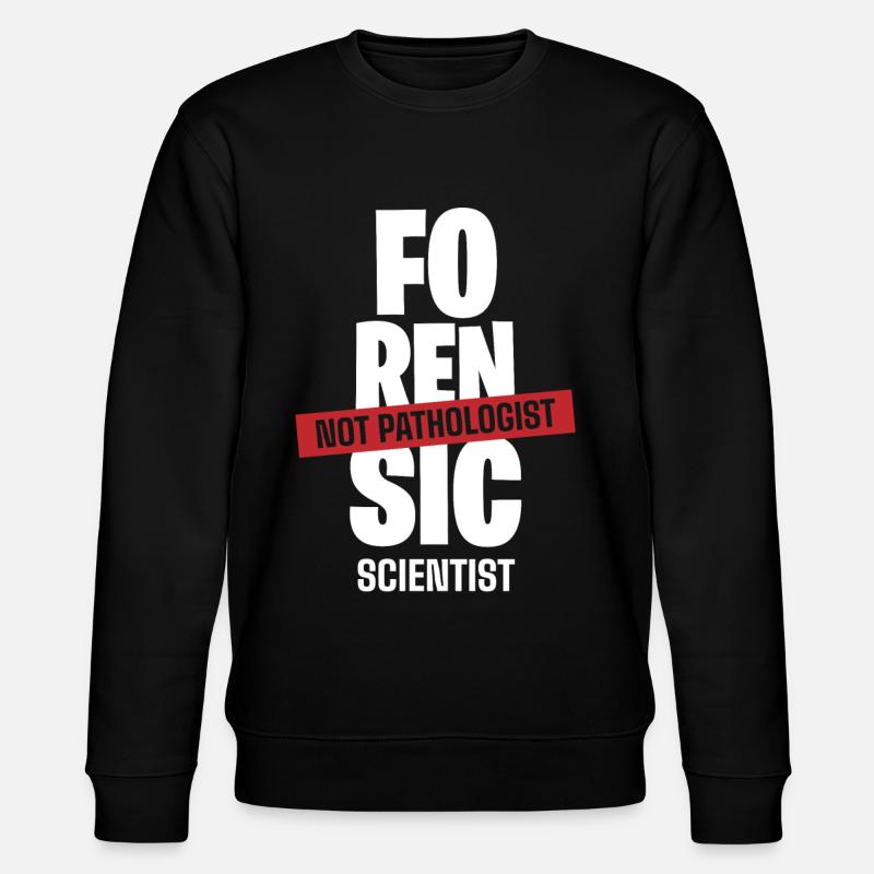 Forensic Scientist Costume - Stanley/Stella CHANGER Unisex Organic Sweatshirt - black