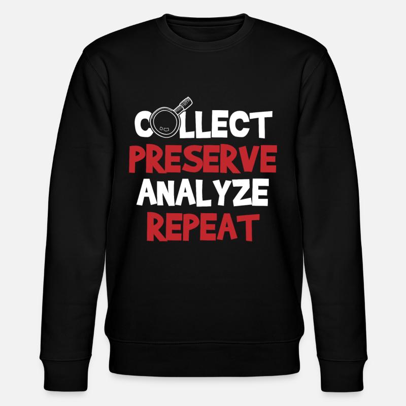 Forensic Scientist Costume - Stanley/Stella CHANGER Unisex Organic Sweatshirt - black