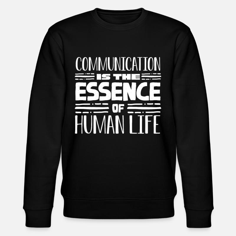 Speech-language pathology, speech-language pathologist - Stanley/Stella CHANGER Unisex Organic Sweatshirt - black