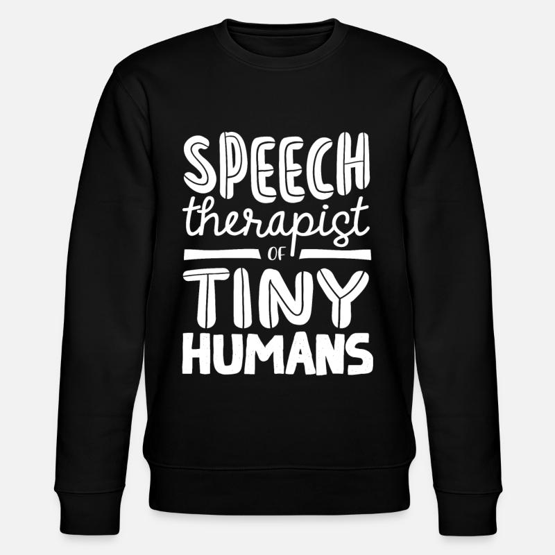 Speech-language pathology, speech-language pathologist - Stanley/Stella CHANGER Unisex Organic Sweatshirt - black