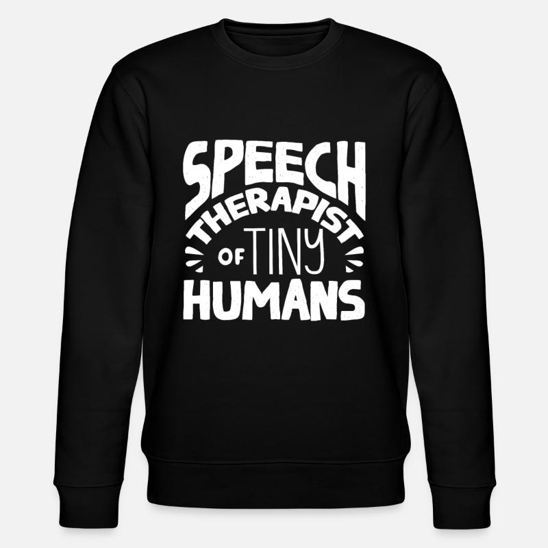 Speech-language pathology, speech-language pathologist - Stanley/Stella CHANGER Unisex Organic Sweatshirt - black