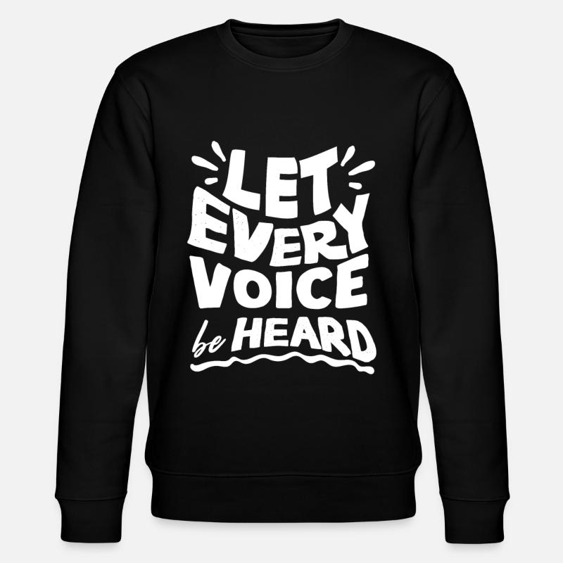 Speech-language pathology, speech-language pathologist - Stanley/Stella CHANGER Unisex Organic Sweatshirt - black