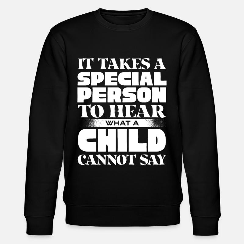Speech-language pathology, speech-language pathologist - Stanley/Stella CHANGER Unisex Organic Sweatshirt - black