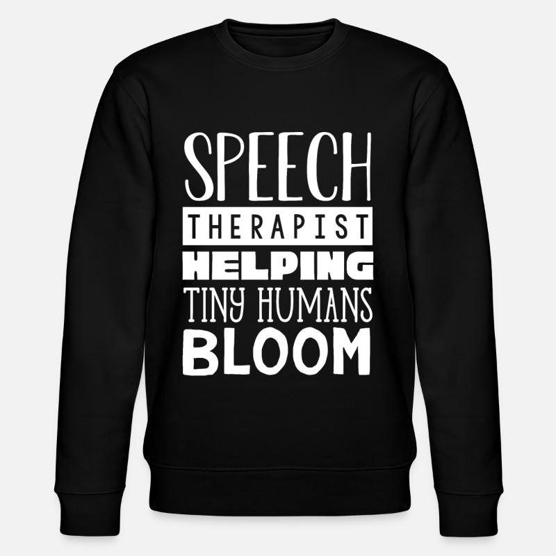Speech-language pathology, speech-language pathologist - Stanley/Stella CHANGER Unisex Organic Sweatshirt - black