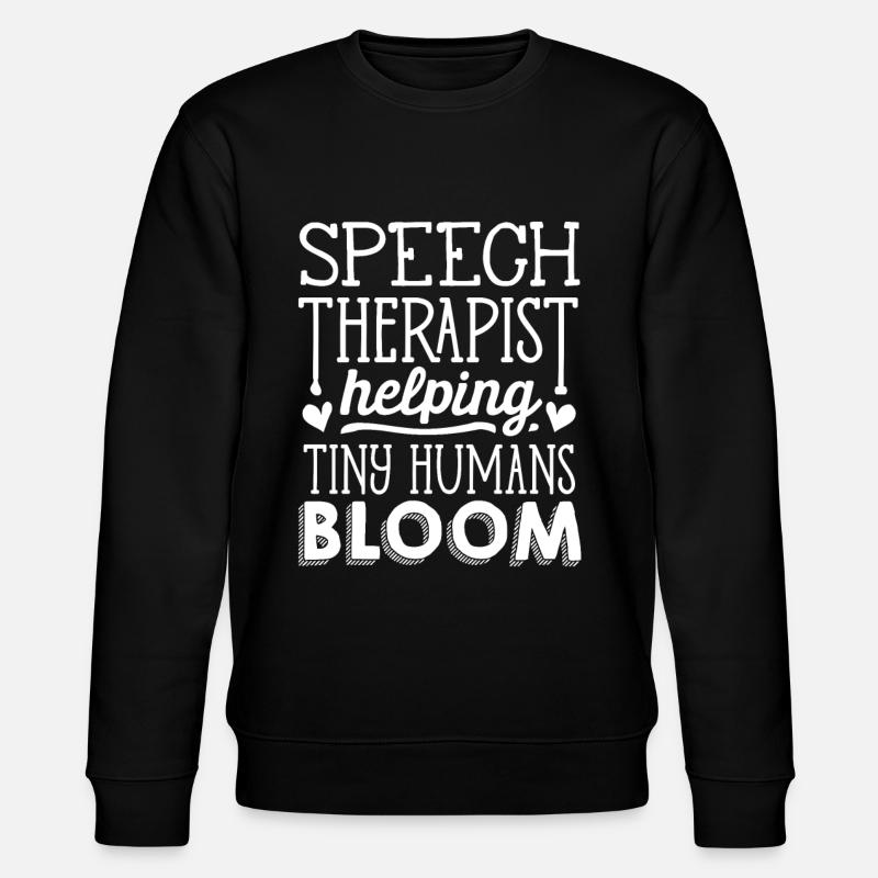 Speech-language pathology, speech-language pathologist - Stanley/Stella CHANGER Unisex Organic Sweatshirt - black