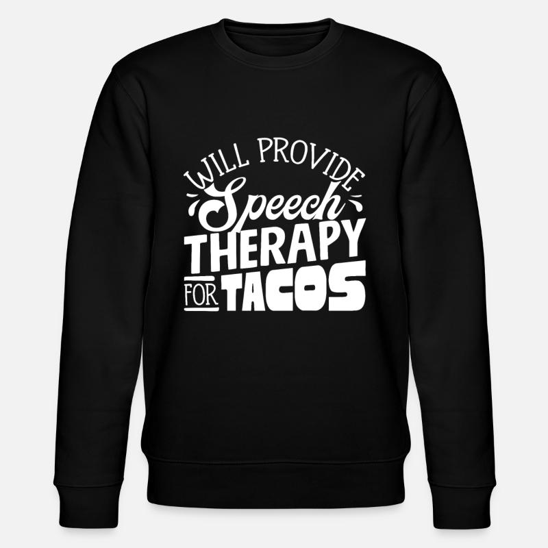 Speech-language pathology, speech-language pathologist - Stanley/Stella CHANGER Unisex Organic Sweatshirt - black