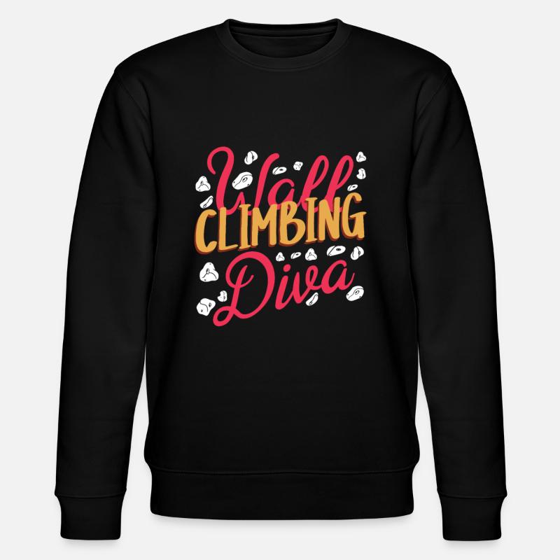Wall climbers, wall climbers - Stanley/Stella CHANGER Unisex Organic Sweatshirt - black