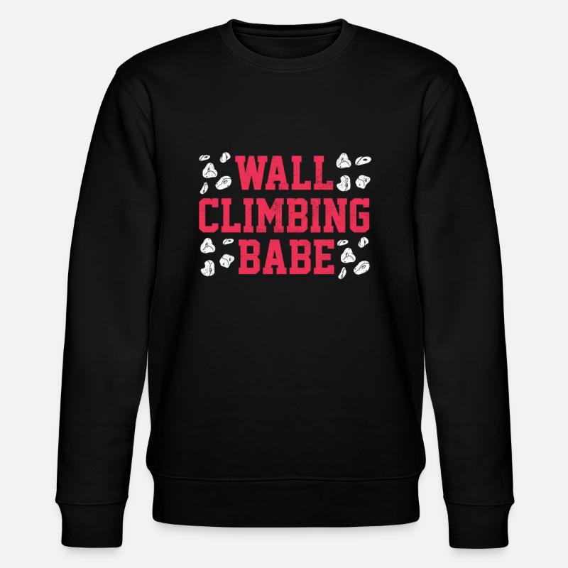 Wall climbers, wall climbers - Stanley/Stella CHANGER Unisex Organic Sweatshirt - black