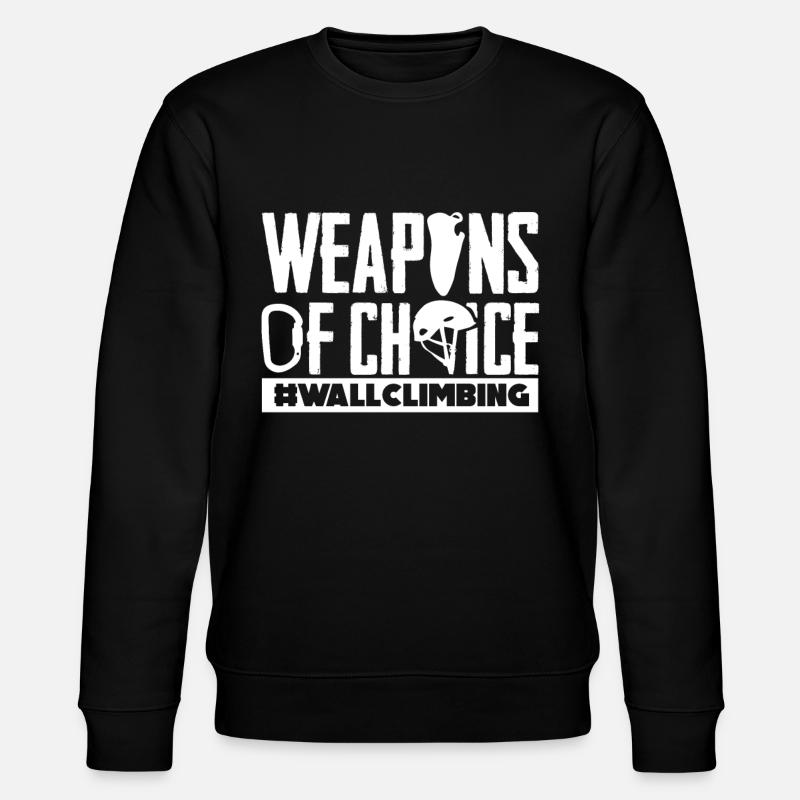 Grimpeurs muraux, grimpeurs de murs - Sweat bio CHANGER Stanley/Stella Unisexe - noir