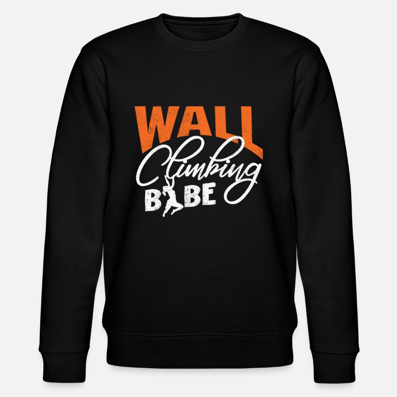 Wall climbers, wall climbers - Stanley/Stella CHANGER Unisex Organic Sweatshirt - black