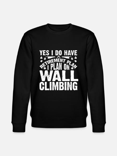 Wall climbers, wall climbers - Stanley/Stella CHANGER Unisex Organic Sweatshirt - black