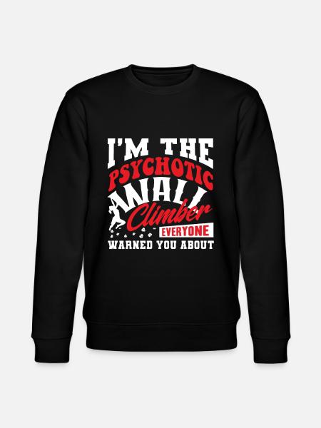 Wall climbers, wall climbers - Stanley/Stella CHANGER Unisex Organic Sweatshirt - black
