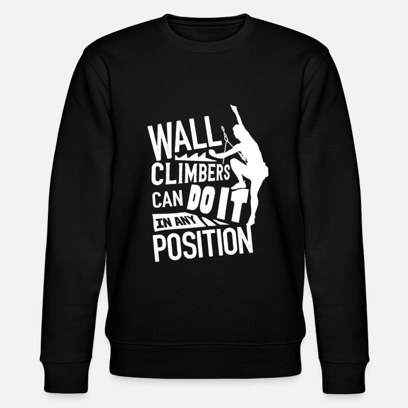 Wall climbers, wall climbers - Stanley/Stella CHANGER Unisex Organic Sweatshirt - black