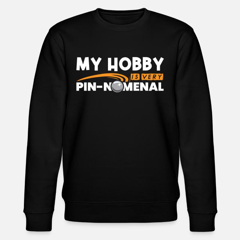 Pinball player - Stanley/Stella CHANGER Unisex Organic Sweatshirt - black