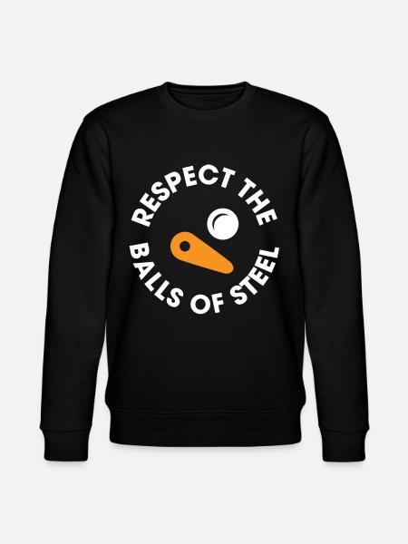 Pinball player - Stanley/Stella CHANGER Unisex Organic Sweatshirt - black