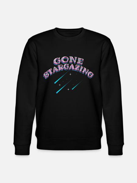 Star Gas, Cosmology, Astronomy - Binoculars - Stanley/Stella CHANGER Unisex Organic Sweatshirt - black