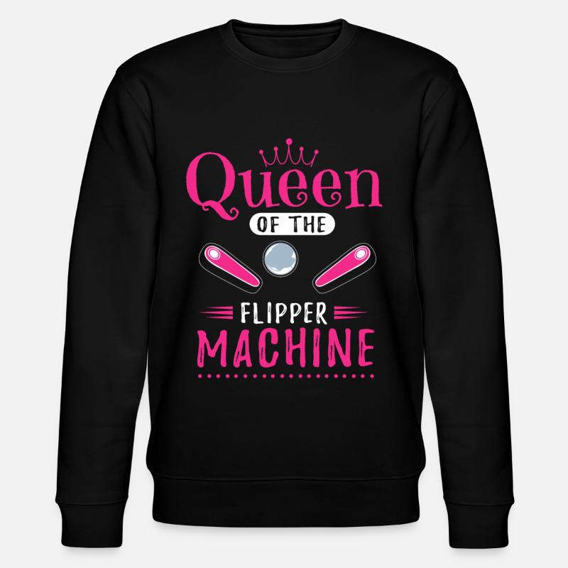 Flipper-Arcade-Spieler - Stanley/Stella Unisex Bio-Sweatshirt CHANGER  - Schwarz