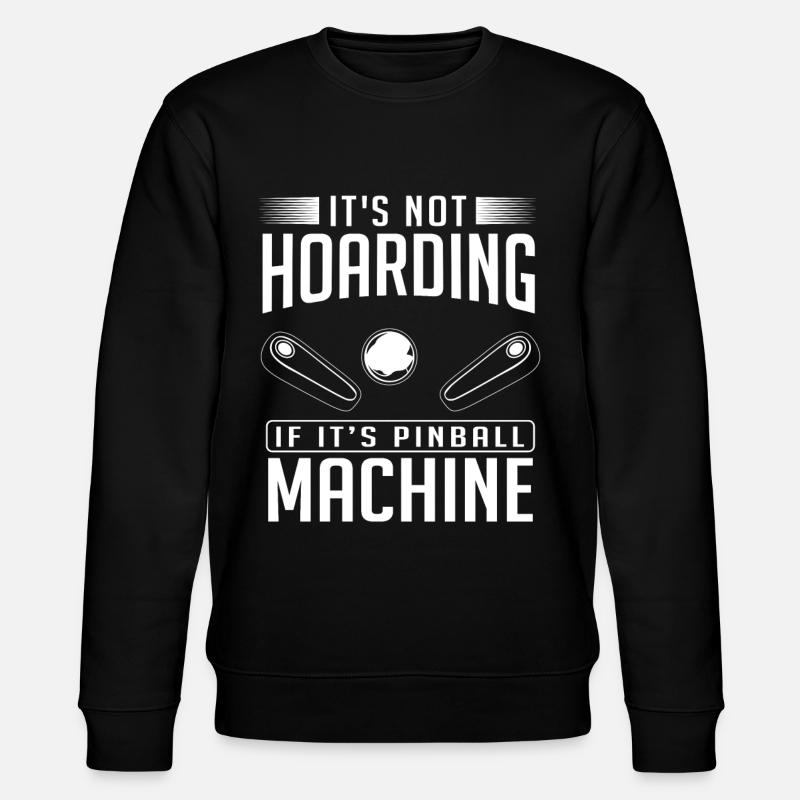 Pinball arcade player - Stanley/Stella CHANGER Unisex Organic Sweatshirt - black