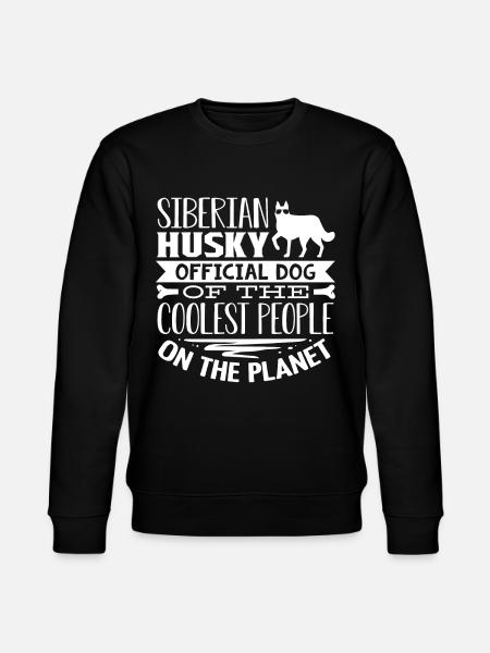 Siberian Husky - Stanley/Stella CHANGER Unisex Organic Sweatshirt - black