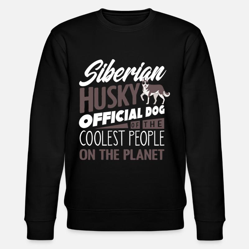 Husky sibérien - Sweat bio CHANGER Stanley/Stella Unisexe - noir