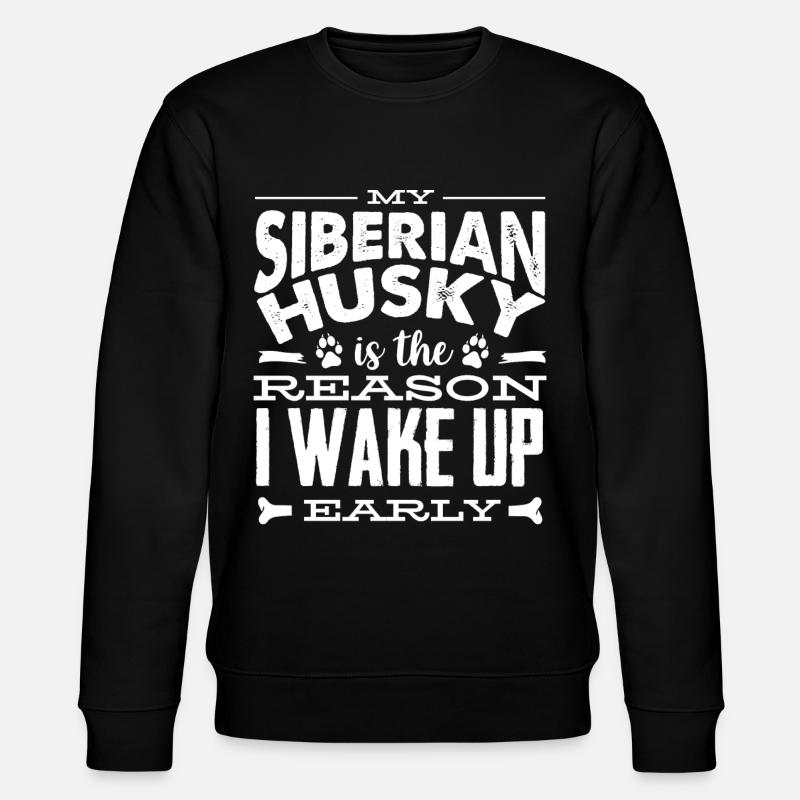 Husky sibérien - Sweat bio CHANGER Stanley/Stella Unisexe - noir