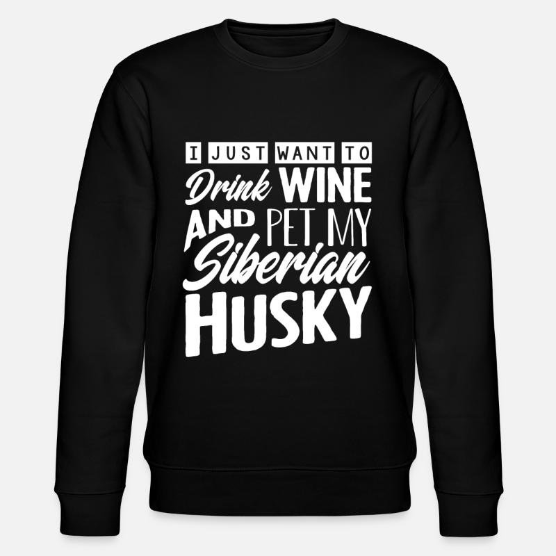 Husky sibérien - Sweat bio CHANGER Stanley/Stella Unisexe - noir