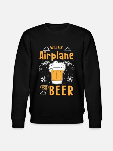 Flugzeugmechaniker - Stanley/Stella Unisex Bio-Sweatshirt CHANGER - Schwarz
