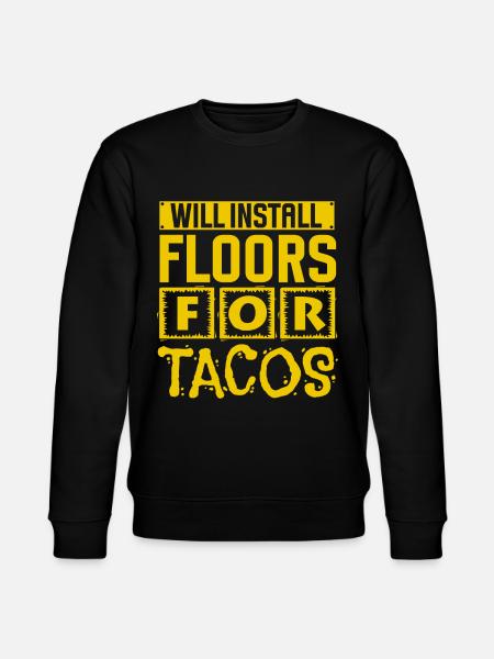 Flooring installer, tile warehouse - Stanley/Stella CHANGER Unisex Organic Sweatshirt - black