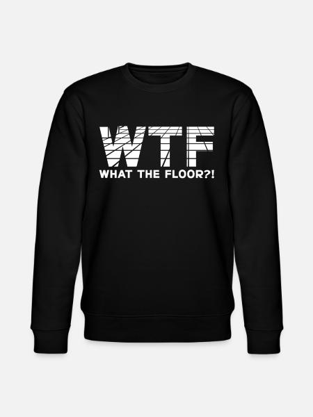 Flooring installer, tile warehouse - Stanley/Stella CHANGER Unisex Organic Sweatshirt - black