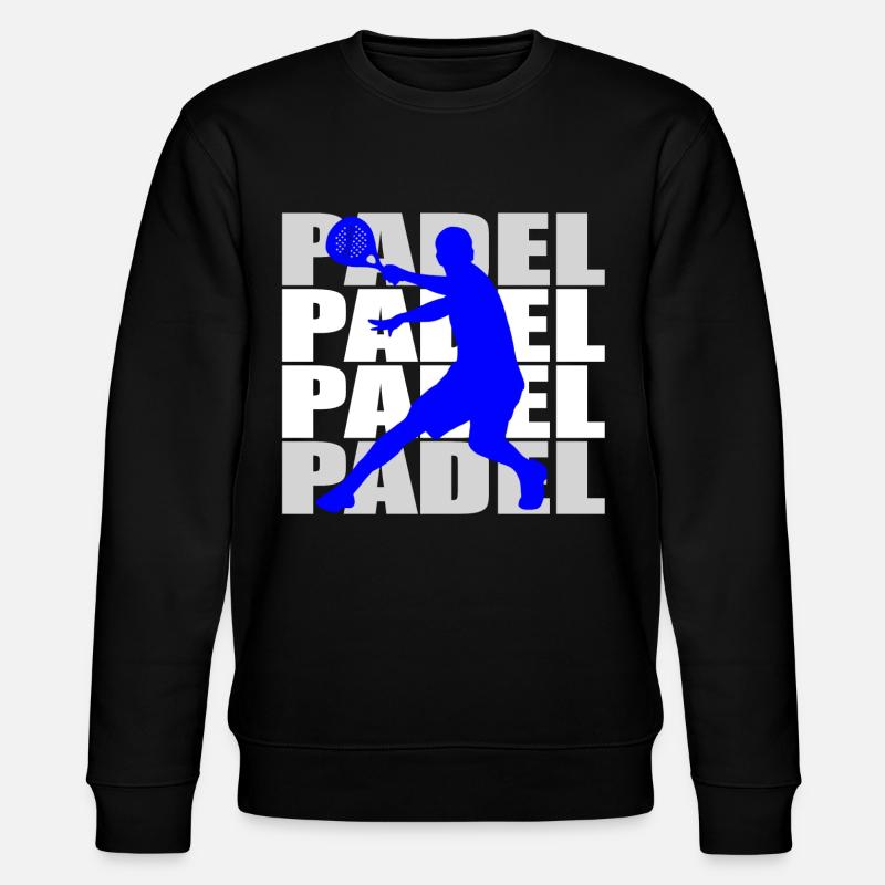 Padel - Stanley/Stella Unisex Bio-Sweatshirt CHANGER  - Schwarz