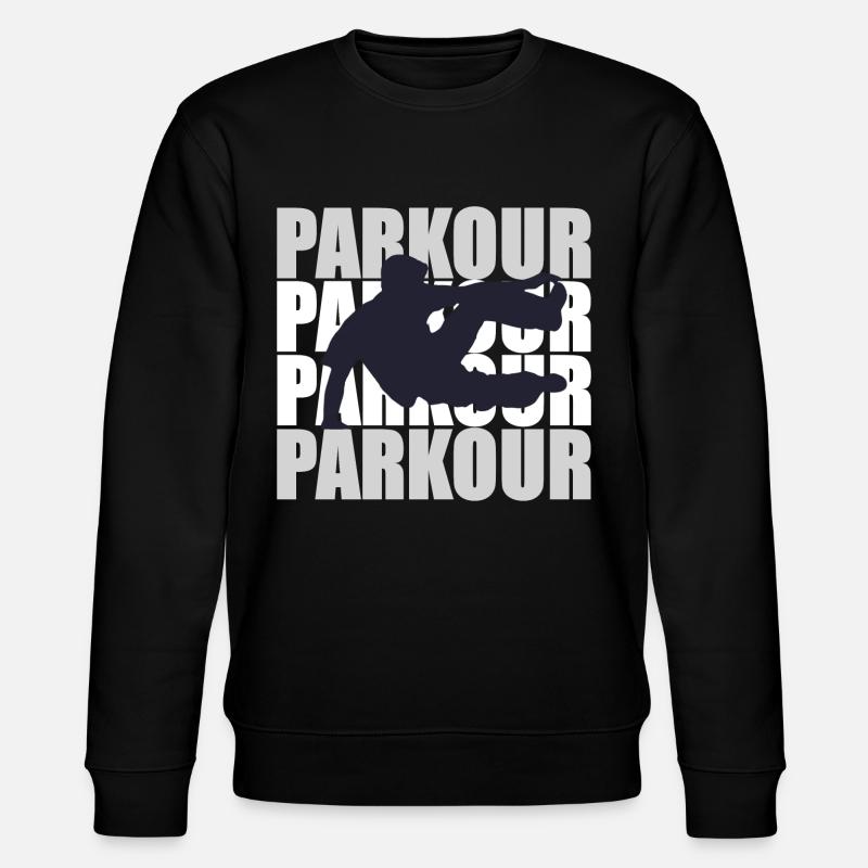 Le parkour - Sweat bio CHANGER Stanley/Stella Unisexe - noir