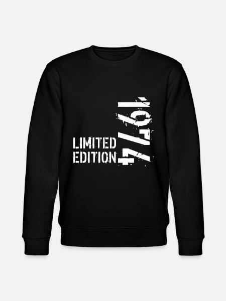 LIMITIERTE AUFLAGE 1974 - Stanley/Stella Unisex Bio-Sweatshirt CHANGER  - Schwarz
