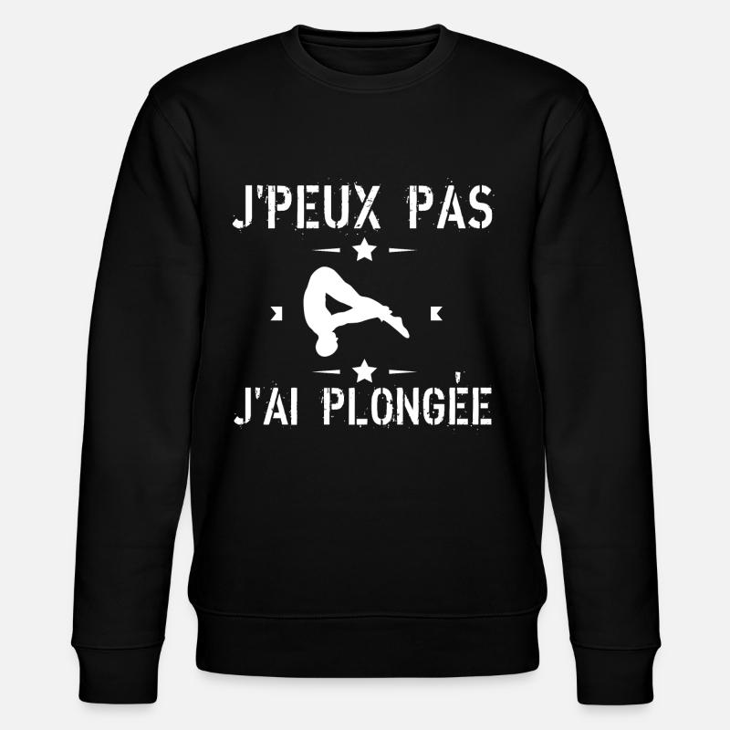 j'peux pas j'ai plongée - Sweat bio CHANGER Stanley/Stella Unisexe - noir