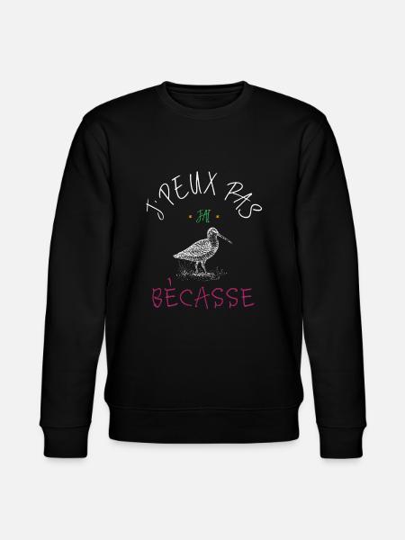 J'peux pas j'ai bécasse - Sweat bio CHANGER Stanley/Stella Unisexe - noir