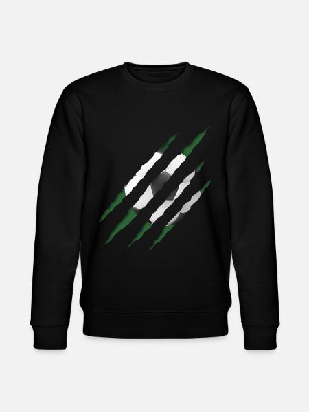 Fußball Fußballer - Stanley/Stella Unisex Bio-Sweatshirt CHANGER  - Schwarz
