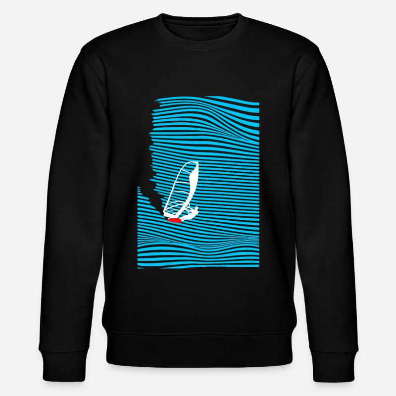 Windsurfer Windsurf Onde - Sweat bio CHANGER Stanley/Stella Unisexe - noir