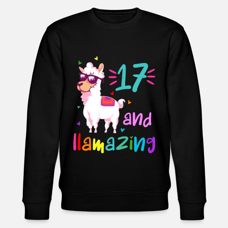 17 and llamazing - Sweat bio CHANGER Stanley/Stella Unisexe - noir