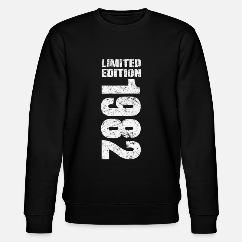 1982 Limited Edition - Stanley/Stella Unisex Bio-Sweatshirt CHANGER - Schwarz