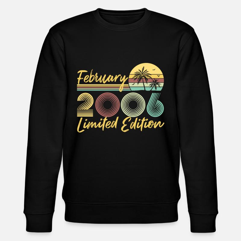 February 2006 Limited Edition - Stanley/Stella CHANGER Unisex Organic Sweatshirt - black