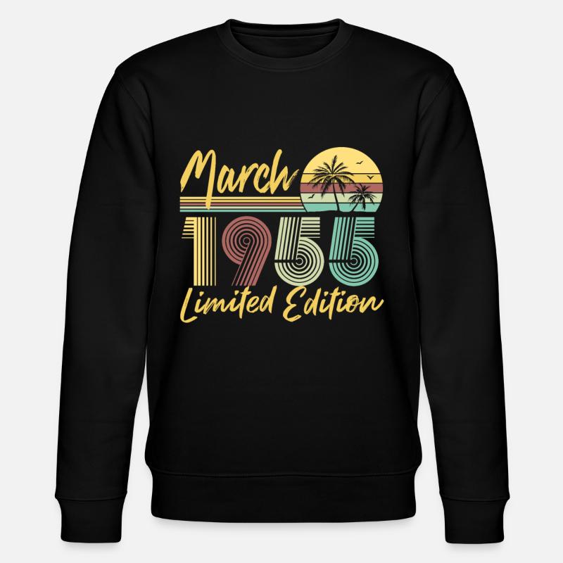 Mars 1955 Édition limitée - Sweat bio CHANGER Stanley/Stella Unisexe - noir