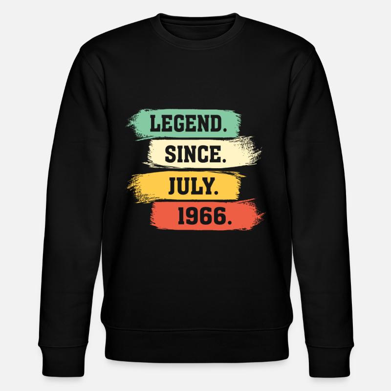 Legend since July 1966 - Stanley/Stella Unisex Bio-Sweatshirt CHANGER - Schwarz