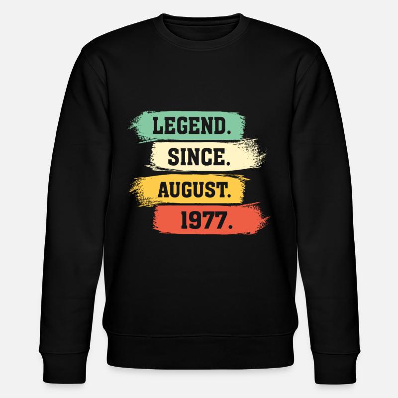 Légende depuis août 1977 - Sweat bio CHANGER Stanley/Stella Unisexe - noir